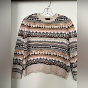 VGUC J. Crew Fair Isle Sweater Size XS